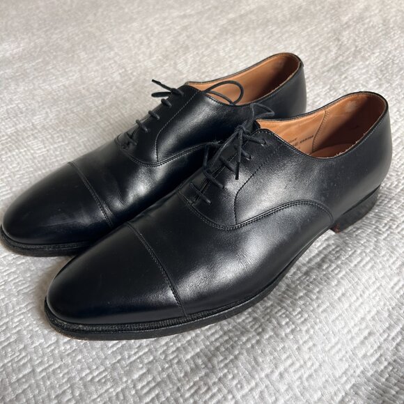 Crockett & Jones, Connaught cap-toe oxfords, Black (size 11.5) - Picture 3 of 10